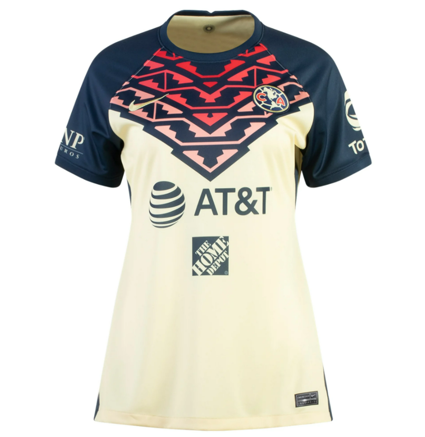 2021/22 Club America Women Home Kit Soccer Jersey